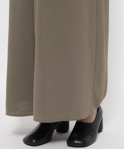 mysty woman（ミスティウーマン）の「セミシアーイージーワイドパンツ 586725（その他パンツ・レディース・オフホワイト/グレー系その他/ブラウン・FREE）」の19枚目の写真