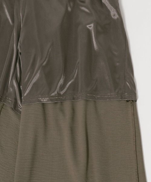 mysty woman（ミスティウーマン）の「セミシアーイージーワイドパンツ 586725（その他パンツ・レディース・オフホワイト/グレー系その他/ブラウン・FREE）」の17枚目の写真