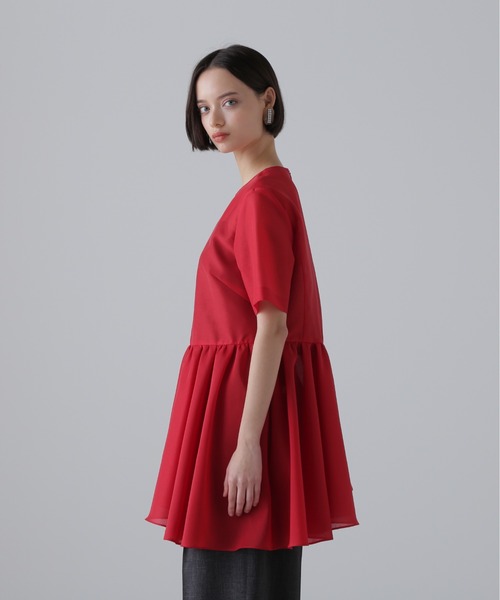 ADORE(アドーア)の「スパンオーガンジーブラウス(シャツ/ブラウス・レディース・ブラック/レッド/ホワイト・38)」の10枚目の写真
