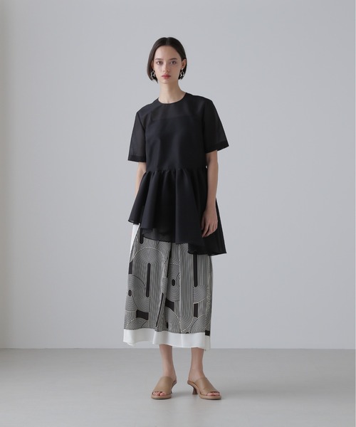 ADORE(アドーア)の「スパンオーガンジーブラウス(シャツ/ブラウス・レディース・ブラック/レッド/ホワイト・38)」の12枚目の写真