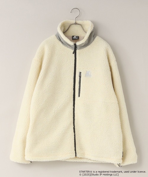 LOWRYS FARM（ローリーズファーム）の「【LFM(U)】ＳＴＡＲＴＥＲボアブルゾン　 592152（ブルゾン・メンズ・ホワイト/ブラック/ブルー・MEDIUM/LARGE）」の16枚目の写真