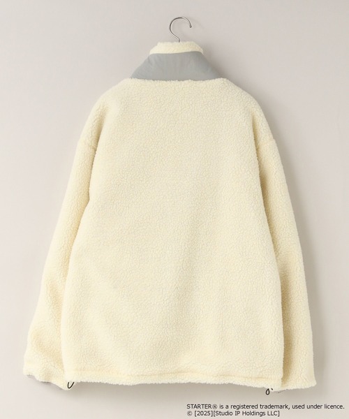 LOWRYS FARM（ローリーズファーム）の「【LFM(U)】ＳＴＡＲＴＥＲボアブルゾン　 592152（ブルゾン・メンズ・ホワイト/ブラック/ブルー・MEDIUM/LARGE）」の17枚目の写真