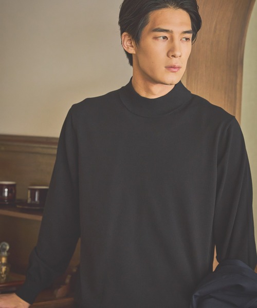 GLOBAL WORK（グローバルワーク）の「モックネックニットプルオーバー/Salon de GW/571728（ニット/セーター・メンズ・ブラック/ブラウン/杢グレー・SMALL/MEDIUM/LARGE/X-LARGE）」の12枚目の写真