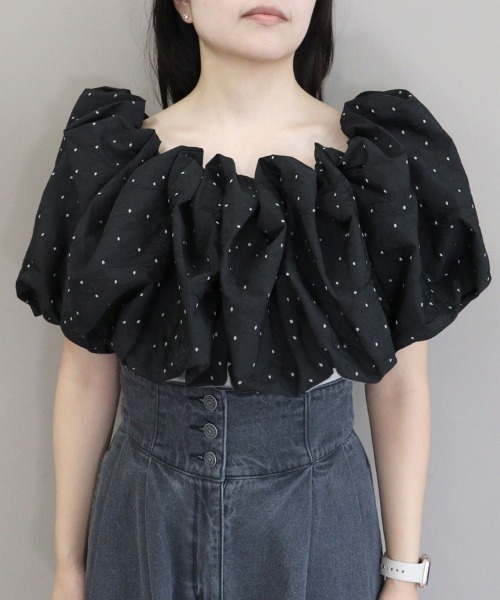 DONOBAN(ドノバン)の「【ANDRESD】cloud-like volume tops セレモニー 結婚式 二次会 同窓会 成人式 入学式 卒業式 お呼ばれ パーティードレス オケージョンドレス(ワンピース・レディース・ブラック・M)」の17枚目の写真