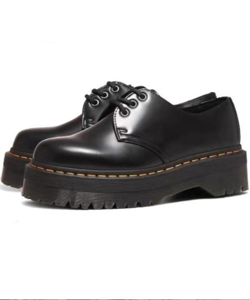 yuue' ( wear )(ユーイ)の「厚底レースアップローファー/トラックソールシューズ(ローファー・レディース・ブラック・23.5cm/24.5cm/24.0cm/23.0cm)」の9枚目の写真