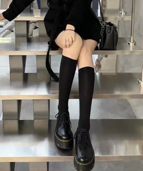 yuue' ( wear )(ユーイ)の「厚底レースアップローファー/トラックソールシューズ(ローファー・レディース・ブラック・23.5cm/24.5cm/24.0cm/23.0cm)」の15枚目の写真