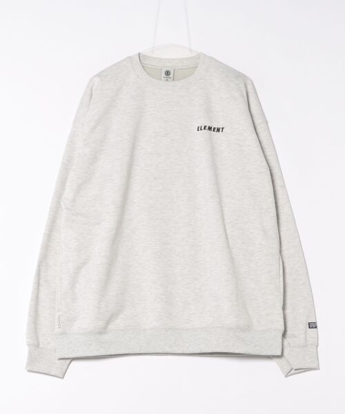 ELEMENT（エレメント）の「ELEMENT/エレメントトレーナー/クルースウェット 撥水 防風 BF022-027（スウェット・メンズ・ホワイト/ブラック・L/M/XL）」の5枚目の写真