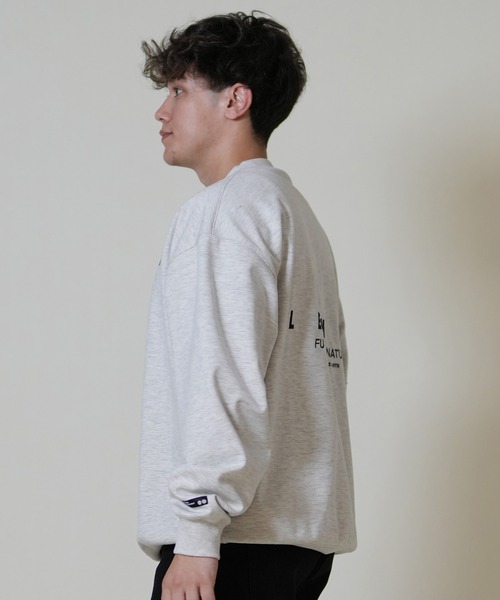 ELEMENT（エレメント）の「ELEMENT/エレメントトレーナー/クルースウェット 撥水 防風 BF022-027（スウェット・メンズ・ホワイト/ブラック・L/M/XL）」の20枚目の写真