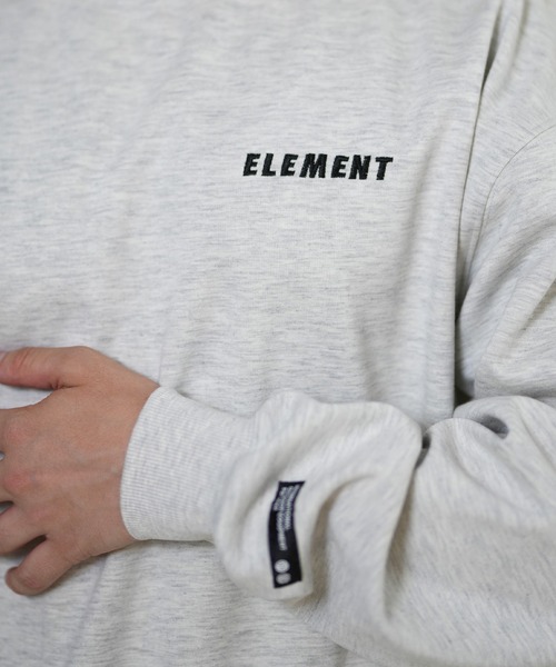 ELEMENT（エレメント）の「ELEMENT/エレメントトレーナー/クルースウェット 撥水 防風 BF022-027（スウェット・メンズ・ホワイト/ブラック・L/M/XL）」の14枚目の写真