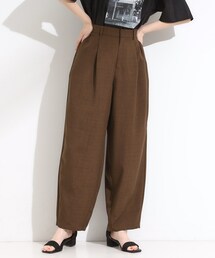 Cutie Blonde | 【セットアップ可】麻調ゆるカーブパンツ(その他パンツ)