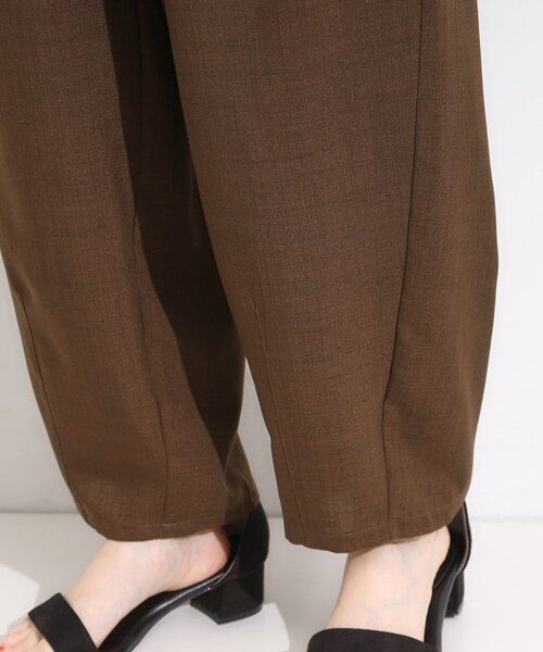 Cutie Blonde（キューティーブロンド）の「【セットアップ可】さらりと軽やか 麻調ゆるカーブパンツ（その他パンツ・レディース・ブラック/ブラウン系その他・03/02/01/04）」の17枚目の写真