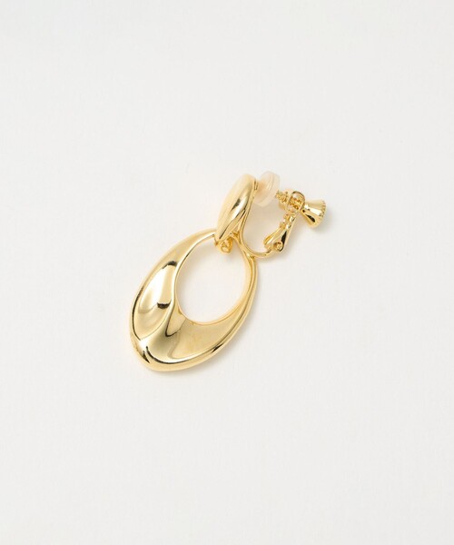 green label relaxing（グリーンレーベルリラクシング）の「Wオーバルリング イヤリング（イヤリング・レディース・シルバー/ゴールド・FREE）」の6枚目の写真