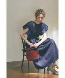 ボリュームスリーブデニムワンピース