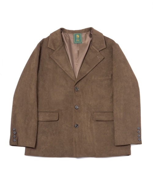 Noen（ノエン）の「フェイクスエードテーラードジャケット（テーラードジャケット・メンズ・ブラウン/カーキ・MEDIUM/LARGE）」の13枚目の写真
