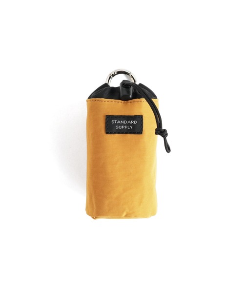 STANDARD SUPPLY(スタンダードサプライ)の「スタンダードサプライ / SIMPLICITY シンプリシティ / DRAW STRING CHARM POUCH ドローストリングチャームポーチ(ポーチ・レディース・モカ/マスタード/ネイビー/ブラック/チャコールグレー/ダークパープル/サンドベージュ/グリーン/ブルー/レッド/グレー/ダークブラウン・FREE)」の11枚目の写真