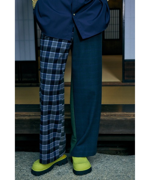 ENFOLD（エンフォルド）の「Brushedチェック ワイドトラウザー（その他パンツ・レディース・マルチ・38/36）」の8枚目の写真