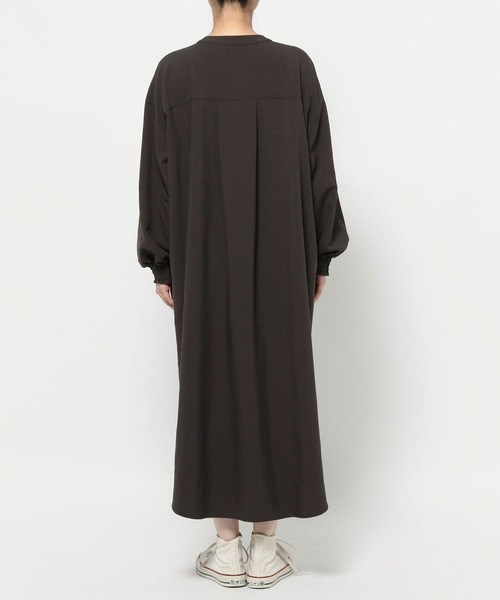 LAKOLE（ラコレ）の「サップVTGシャツワンピース / 592580（シャツワンピース・レディース・ライトベージュ/スミクロ/チャコール/ブラウン・FREE）」の19枚目の写真