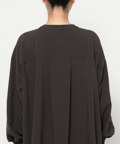 LAKOLE（ラコレ）の「サップVTGシャツワンピース / 592580（シャツワンピース・レディース・ライトベージュ/スミクロ/チャコール/ブラウン・FREE）」の20枚目の写真