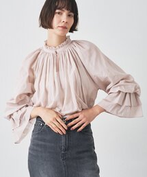 whim gazette ウィムガゼット　リネンキャンバスシャツ　ピンク Whim Gazette(ウィム ガゼット)のリネンキャンバスシャツ通販