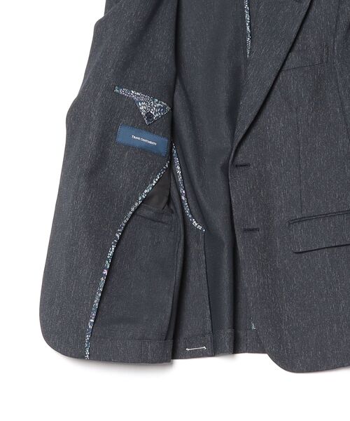 Perfect Suit FActory（パーフェクトスーツファクトリー）の「高通気レノクロスカラミ織ジャケット（テーラードジャケット・メンズ・ネイビー・M/LL/L/S）」の3枚目の写真