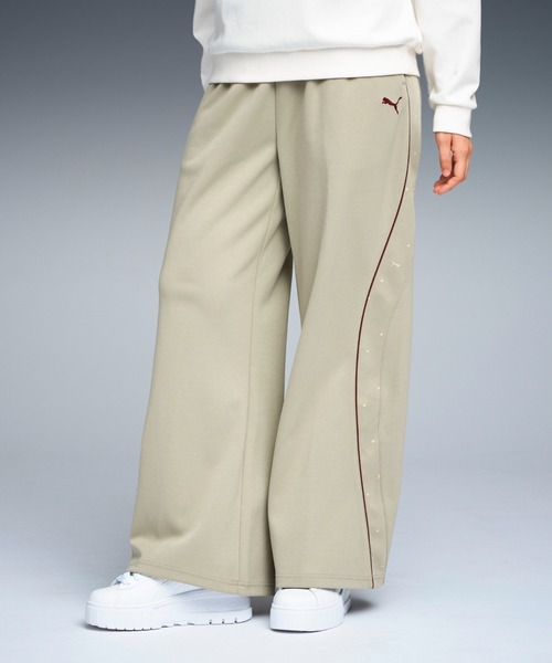 PUMA（プーマ）の「PUMA プーマ ウィメンズ CORE HERITAGE トラック パンツ（その他パンツ・レディース・アーミー/ブラック/ダークグレー・SMALL/X-LARGE/LARGE/MEDIUM）」の2枚目の写真