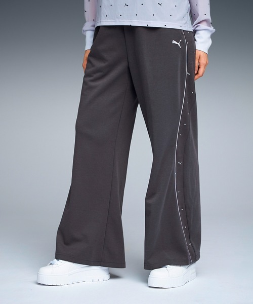 PUMA（プーマ）の「PUMA プーマ ウィメンズ CORE HERITAGE トラック パンツ（その他パンツ・レディース・アーミー/ブラック/ダークグレー・SMALL/X-LARGE/LARGE/MEDIUM）」の3枚目の写真
