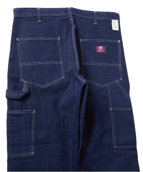 GUNG HO（ガンホー）の「GUNG HO ガンホー / ORIGINAL PAINTER PANTS（デニムパンツ・メンズ・インディゴブルー・30inch/32inch/34inch）」の7枚目の写真