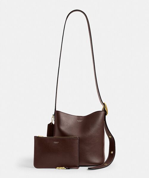 COACH（コーチ）の「ブリーカー バケット バッグ 21（ショルダーバッグ・レディース・ブラウン系その他・ONE）」の3枚目の写真