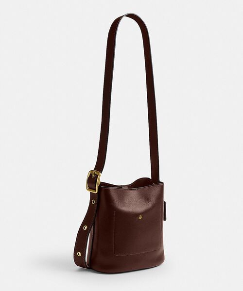 COACH（コーチ）の「ブリーカー バケット バッグ 21（ショルダーバッグ・レディース・ブラウン系その他・ONE）」の4枚目の写真