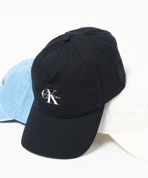 Calvin Klein(カルバン・クライン)の「【Calvin Klein】モノグラムロゴ ベースボールキャップ 4G5032G(キャップ・メンズ・ブラック/ホワイト/ブルー/レッド・FREE)」の3枚目の写真
