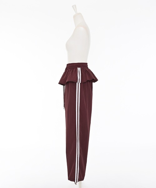 Narcissus(ナルシス)の「フリルトラックラインパンツ/ストリートパンツ/ラインパンツ《動画あり》(その他パンツ・レディース・ネイビー/ボルドー・FREE)」の13枚目の写真