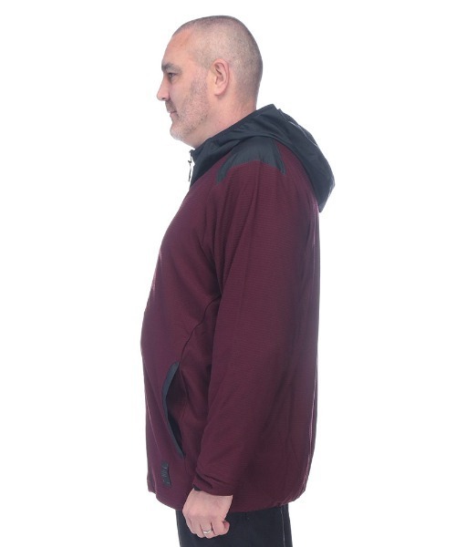 UNDER ARMOUR（アンダーアーマー）の「UNDER ARMOUR (アンダーアーマー) FITTED 切り替え フルジップ パーカー MOTIVATE RIB HYBRID HD（パーカー・メンズ・ワイン/ダークグレー・4XL/5XL/3XL）」の19枚目の写真