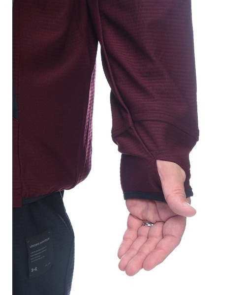 UNDER ARMOUR（アンダーアーマー）の「UNDER ARMOUR (アンダーアーマー) FITTED 切り替え フルジップ パーカー MOTIVATE RIB HYBRID HD（パーカー・メンズ・ワイン/ダークグレー・4XL/5XL/3XL）」の22枚目の写真