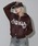 SEQUENZ�i�V�[�N�G���Y�j�́u�ySEQUENZ/�V�[�N�G���Y�zlogo Zip-up short hoodie/�ʒ� �V���[�g��W�b�v�A�b�v�@���S�p�[�J�[�i�p�[�J�[�j�v�b�_�[�N�u���E��
