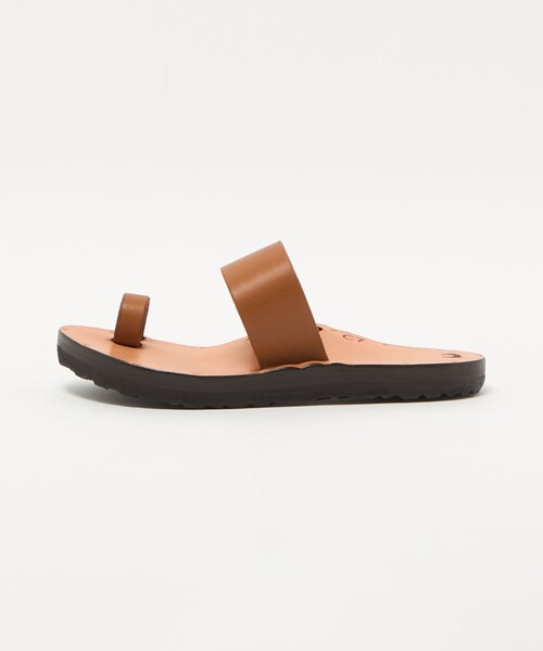 スティーブンアラン　グルカサンダル レザーメッシュ ブラウン 36 23cm Steven Alan スティーブンアラン LEATHER MESH SANDALS レザー