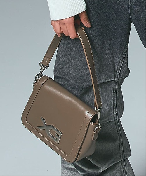 XG EMBLEM BUCKLE 2WAY FAUX LEATHER BAG（ショルダーバッグ）｜X-girl