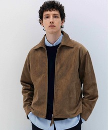 LURAKU（ルラク）の「【LURAKU】Synthetic Suede Zip Jacket / LURAKU シンセティックスエードジップジャケット（ブルゾン）」