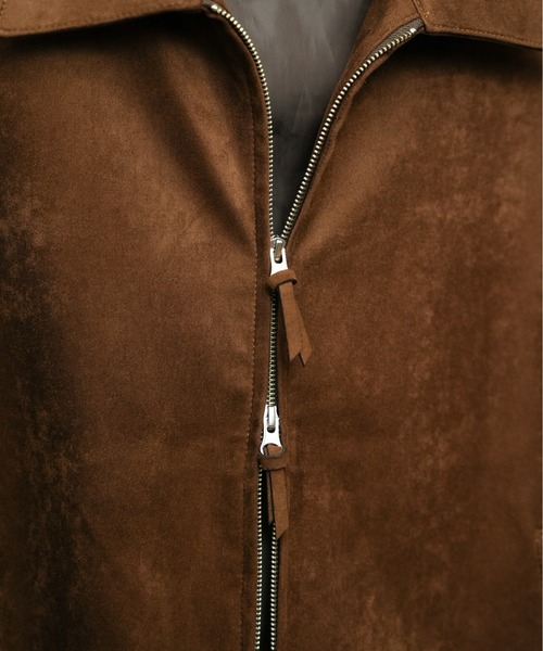 LURAKU】Synthetic Suede Zip Jacket / LURAKU シンセティックスエード