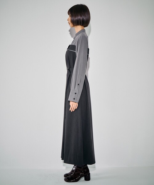 【新品タグ付き】UNITED TOKYO リメイクビスチェワンピース リメイクビスチェワンピース｜ウォッシャブル/防シワ/ストレッチ/抗