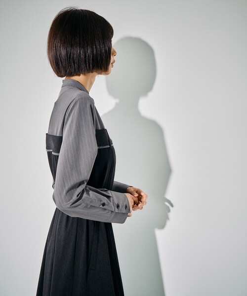 リメイクビスチェワンピース｜ウォッシャブル/防シワ/ストレッチ/抗