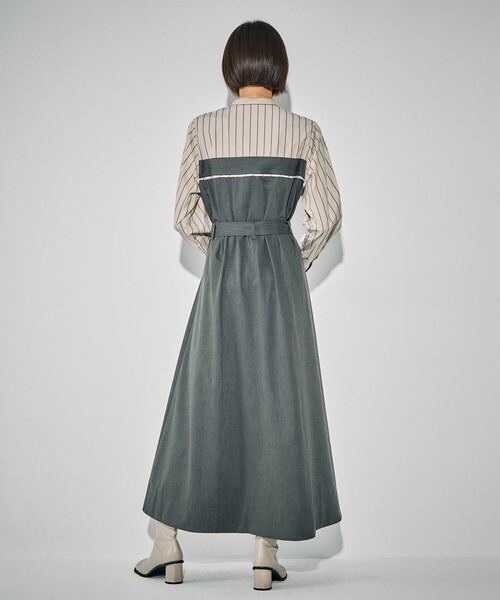 リメイクビスチェワンピース｜ウォッシャブル/防シワ/ストレッチ/抗