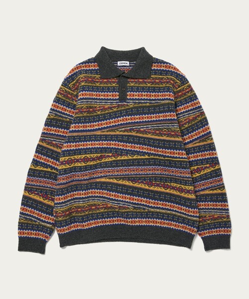別注】＜COOHEM＞フェアアイル ニットポロ（ニット/セーター）｜Coohem
