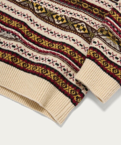 Coohem（コーヘン）の「【別注】＜COOHEM＞フェアアイル ニットポロ（ニット/セーター・メンズ・ナチュラル/グレー系・M/L）」の12枚目の写真