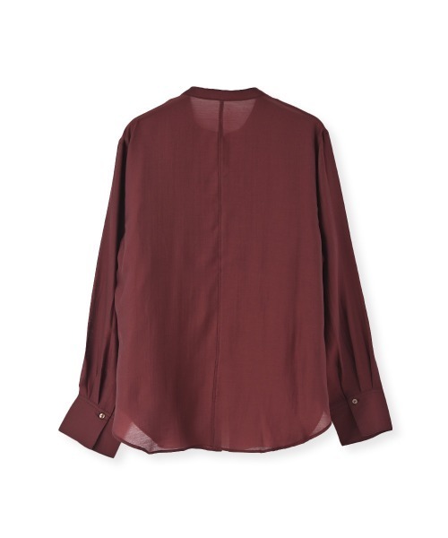 marjour(マージュール)の「SHIRRING TIE BLOUSE(シャツ/ブラウス・レディース・チャコールグレー/ダークパープル・M)」の17枚目の写真