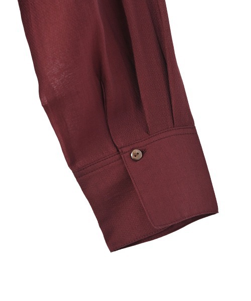 marjour(マージュール)の「SHIRRING TIE BLOUSE(シャツ/ブラウス・レディース・チャコールグレー/ダークパープル・M)」の22枚目の写真