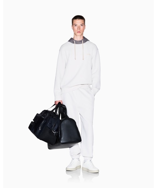 ARMANI EXCHANGE(アルマーニエクスチェンジ)の「【A|X アルマーニ エクスチェンジ】ボンデッドピケ ジョガーパンツ(スウェットパンツ・メンズ・スモークグレー・LARGE/MEDIUM/SMALL/X-LARGE/X-SMALL/XX-LARGE)」の3枚目の写真