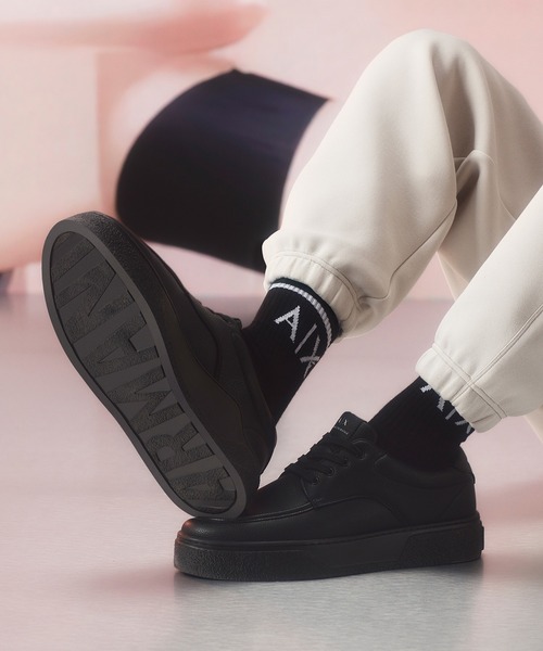ARMANI EXCHANGE(アルマーニエクスチェンジ)の「【A|X アルマーニ エクスチェンジ】ボンデッドピケ ジョガーパンツ(スウェットパンツ・メンズ・スモークグレー・LARGE/MEDIUM/SMALL/X-LARGE/X-SMALL/XX-LARGE)」の8枚目の写真
