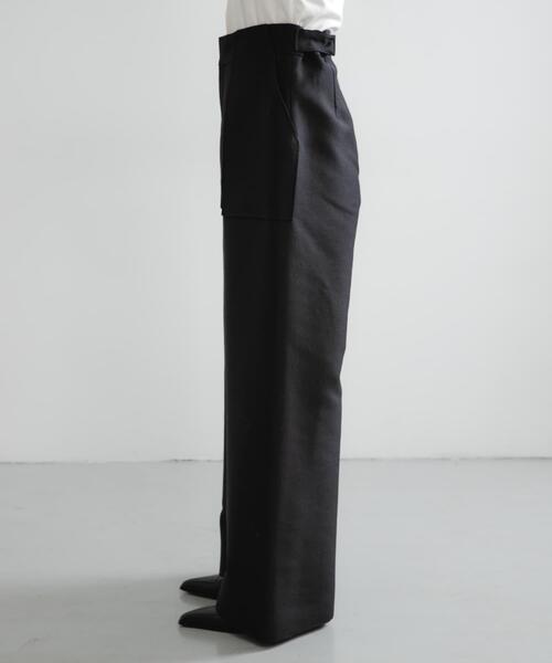 URBAN RESEARCH(アーバンリサーチ)の「new basic WOOL SILK WIDE PANTS(その他パンツ・レディース・ブラック・40/36/38)」の12枚目の写真