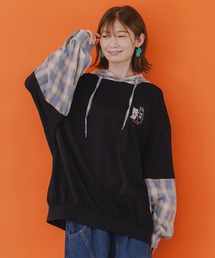 353107：クマ宇宙柄スポーティーブルゾン（Tシャツ/カットソー