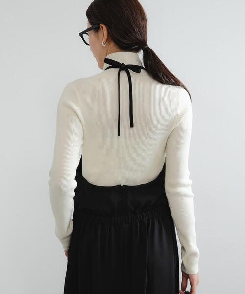 URBAN RESEARCH(アーバンリサーチ)の「ホルターネックキャミワンピース(ワンピース・レディース・チャコールグレー/ブラック・FREE)」の11枚目の写真